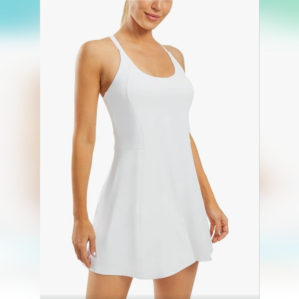 White Tennis Dress Amazon Size Medium